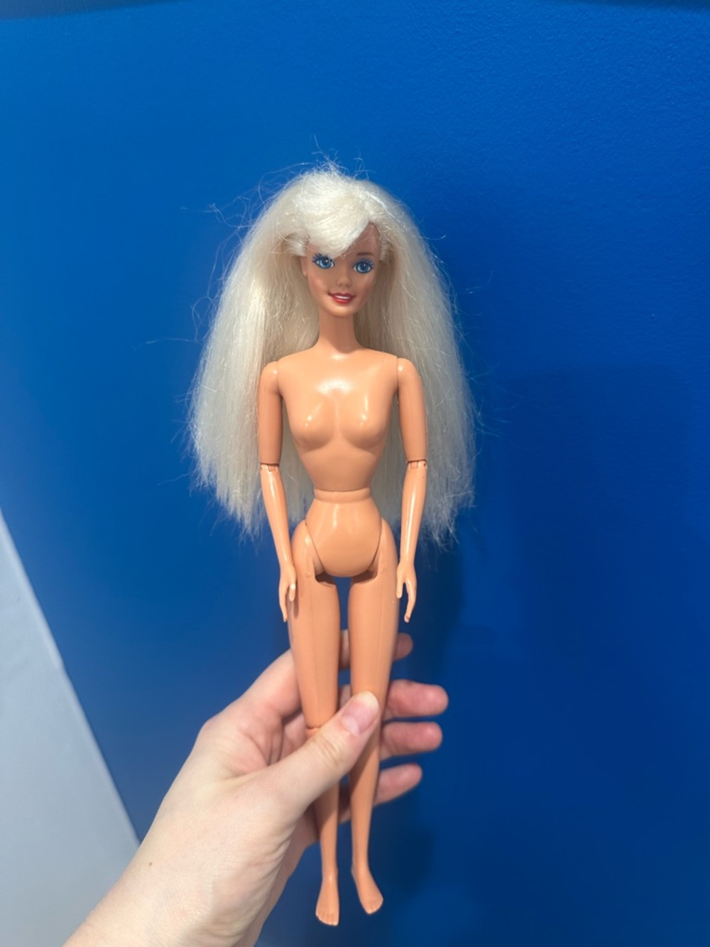 Vintage Barbie Doll Mattel Articulated Bendable Body Blonde Long Hair